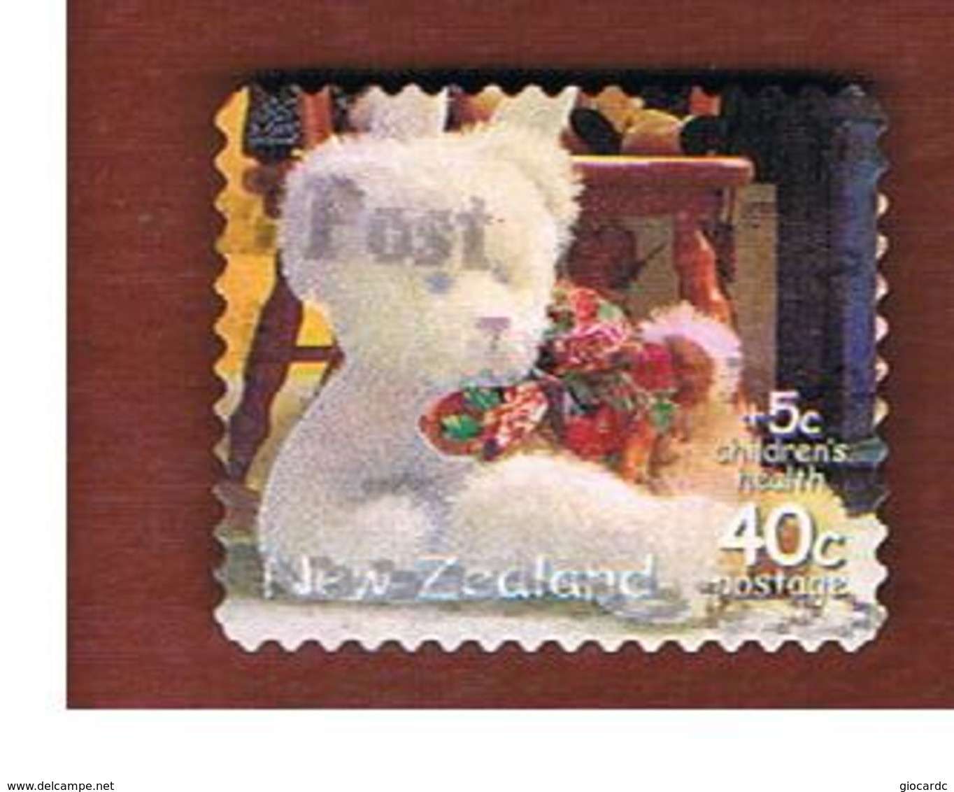 NUOVA ZELANDA (NEW ZEALAND) - SG 2367  -  2000   CHILDREN' S HEALTH: TEDDY BEAR                -  USED° - Usados