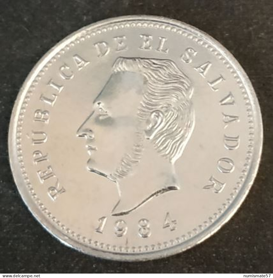 EL SALVADOR - 5 CENTAVOS 1984 - Francisco Morazan - KM 149a - El Salvador