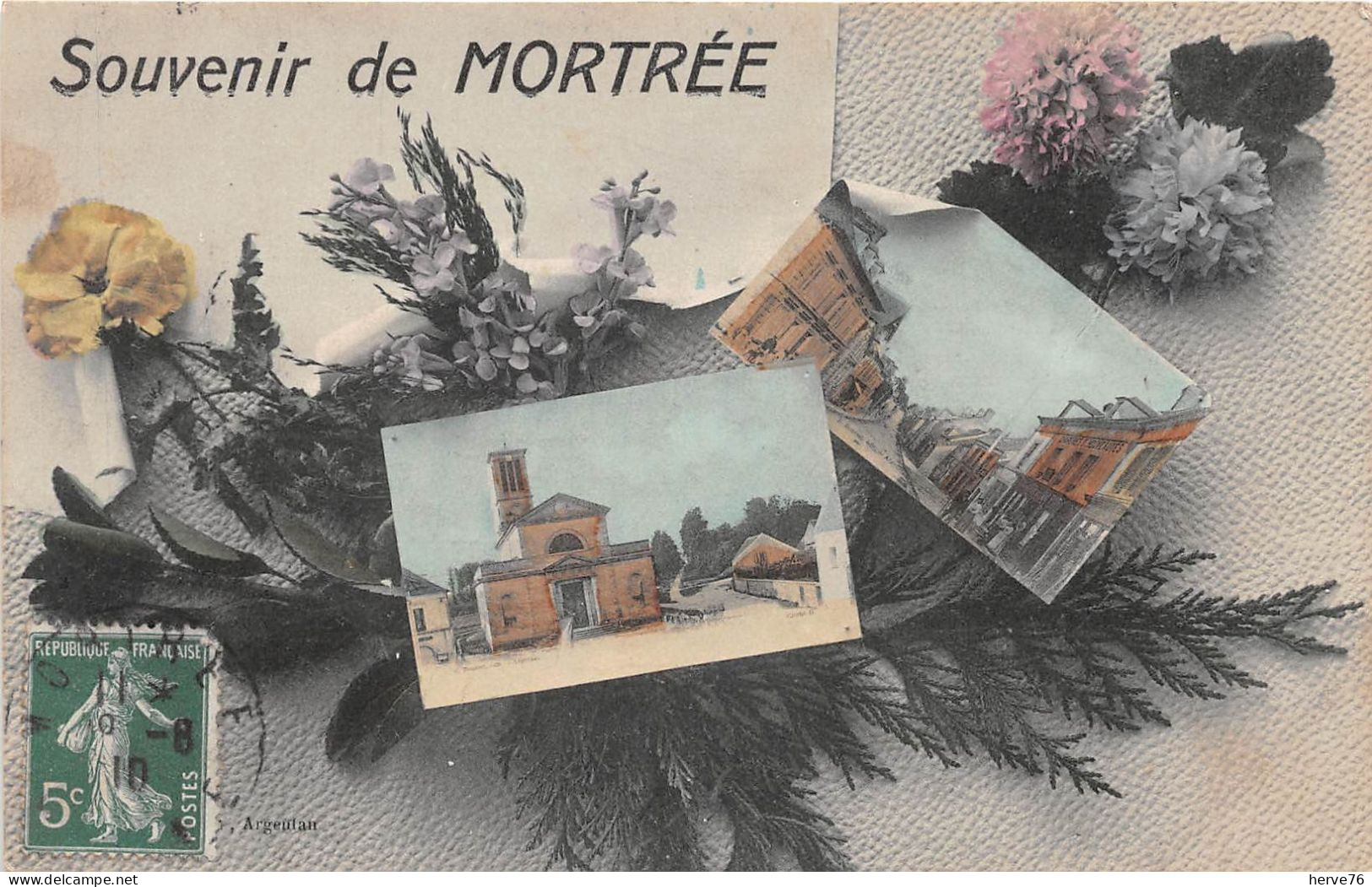 Souvenir De MORTREE - Multivues - CPA Fantaisie - 1910 - Mortree