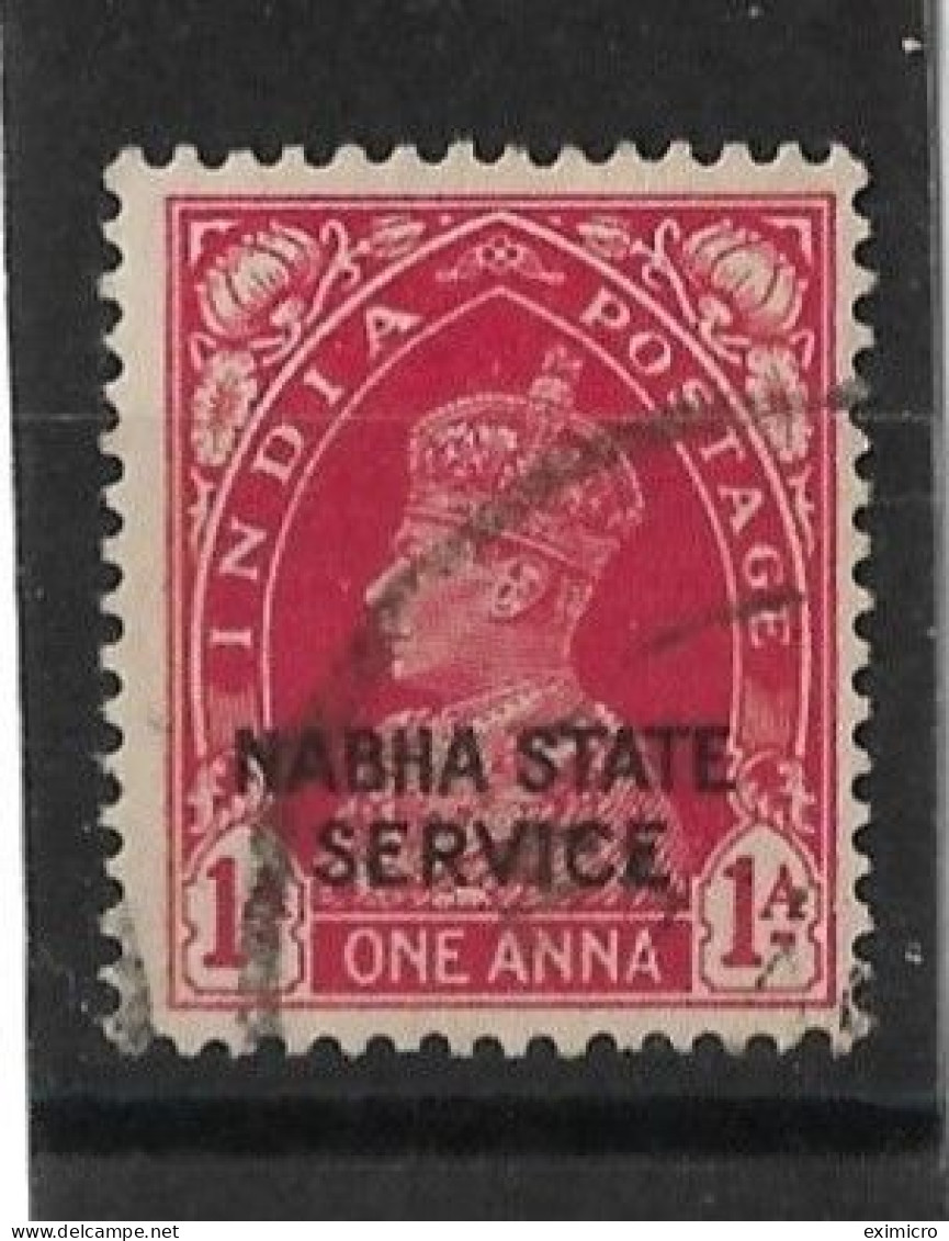 INDIA - NABHA 1938 1a OFFICIAL SG O54 FINE USED - Nabha