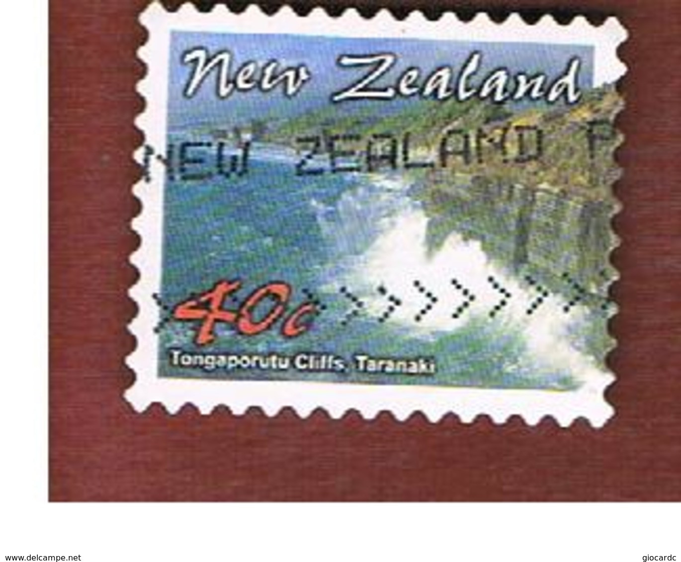 NUOVA ZELANDA (NEW ZEALAND) - SG 2516  -  2002  COASTLINES: TARANAKI -  USED° - Usados