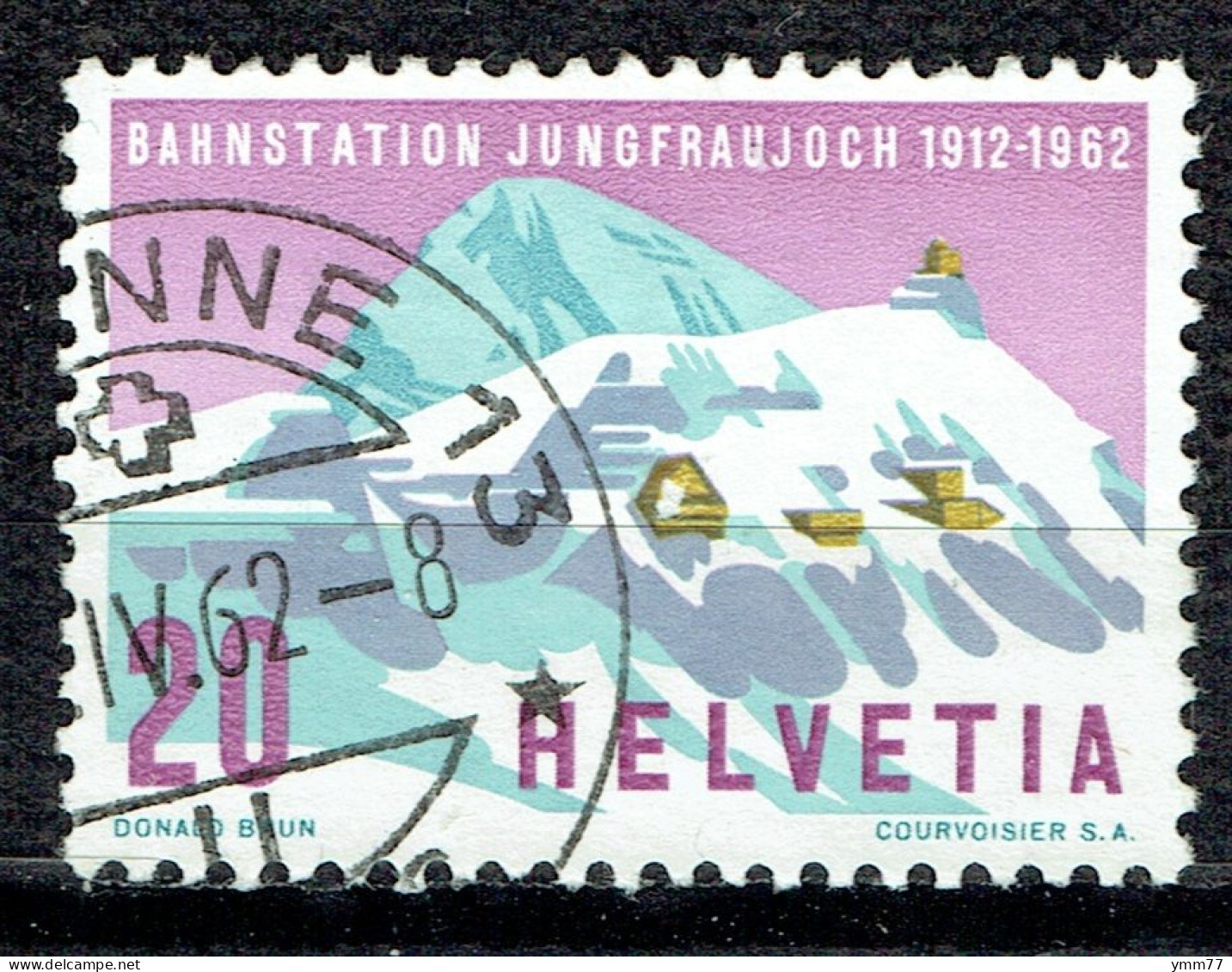 Série De Propagande : Cinquantenaire De La Station Du Chemin De Fer Du Jungfraujoch - Used Stamps