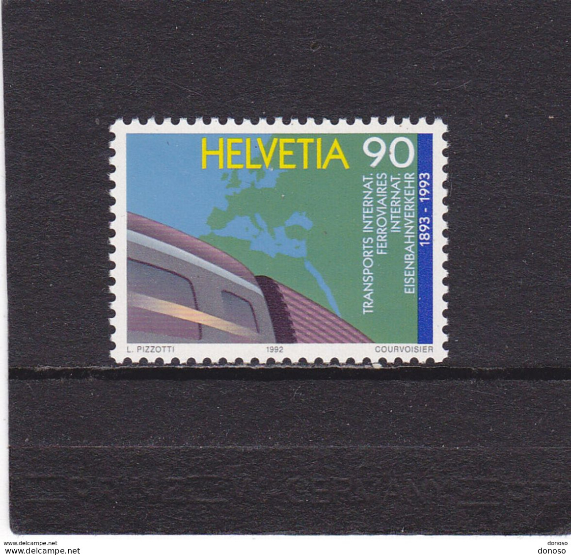 SUISSE 1992 TRAINS  Yvert 1416, Michel 1488 NEUF** MNH - Unused Stamps