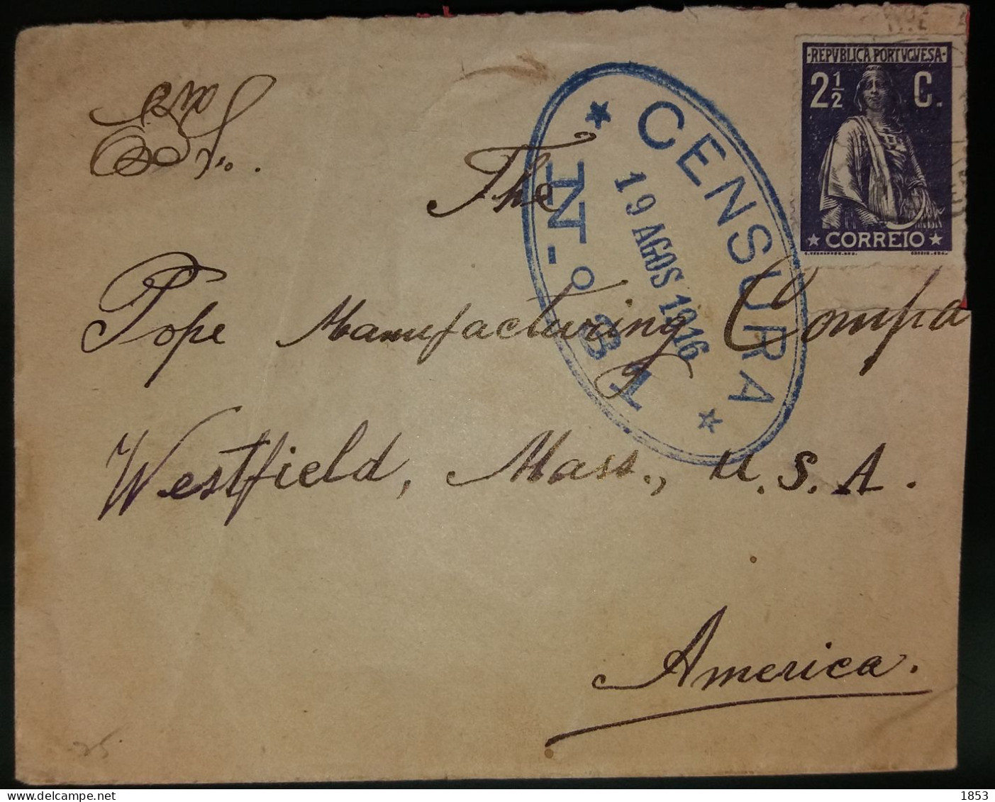 TIPO CERES - CENSURAS - WWI - Storia Postale