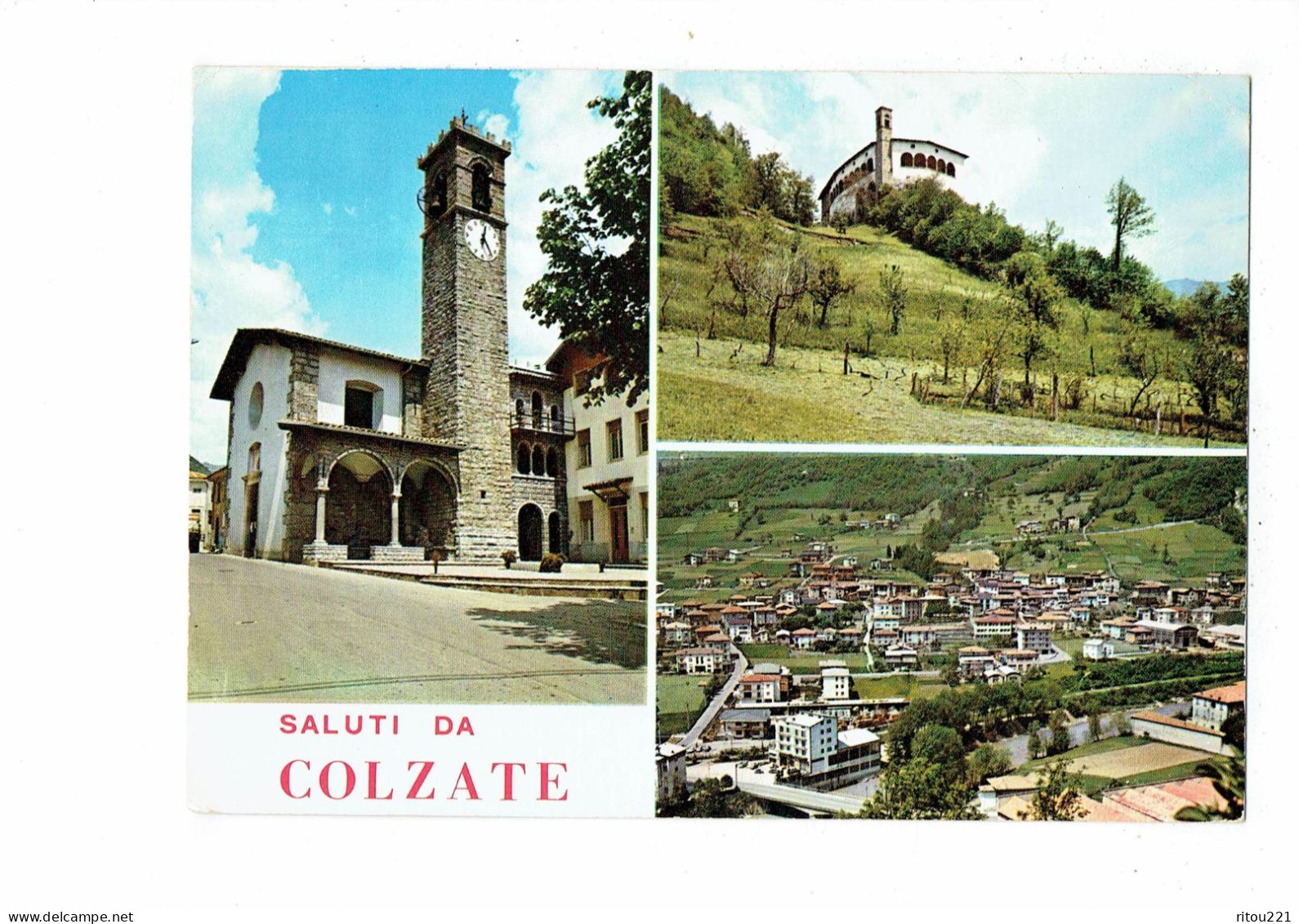 Cpm - Saluti Da Colzate - Italie - Multivues - N°334 E.G.O. - Bergamo