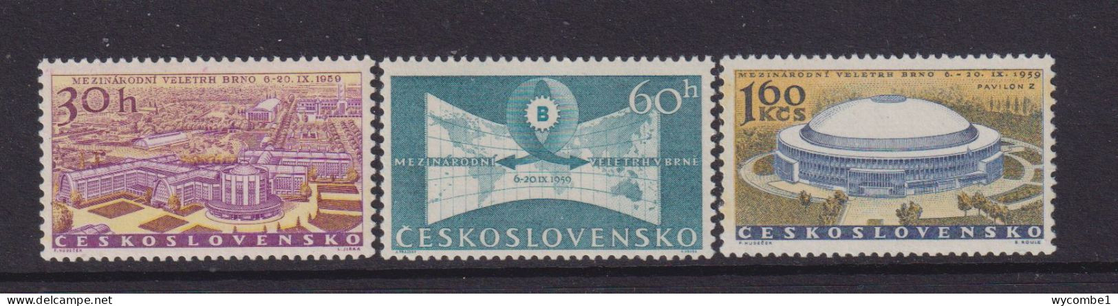 CZECHOSLOVAKIA  - 1959 Brno International Fair Set Never Hinged Mint - Nuevos