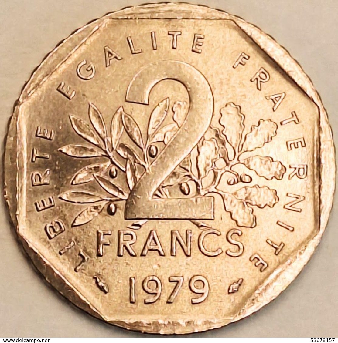 France - 2 Francs 1979, KM# 942.1 (#4323) - 2 Francs