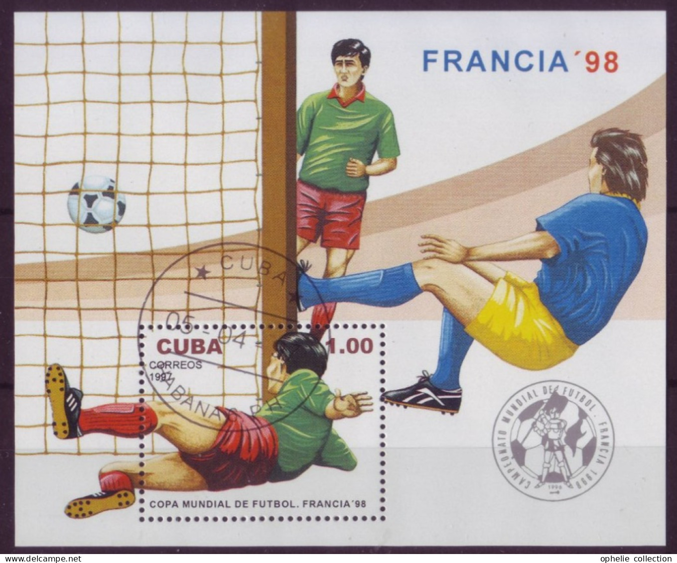Amérique - Cuba - BLF/Francia 98 Copa Mundial De Futbol  - 7116 - Autres & Non Classés