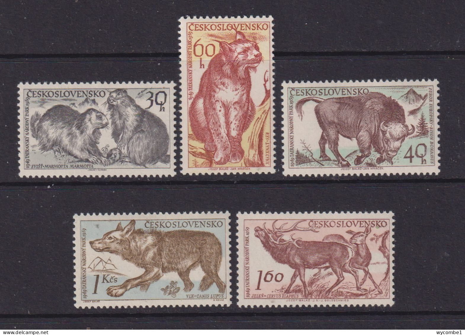 CZECHOSLOVAKIA  - 1959 Tatra National Park Set Never Hinged Mint - Nuovi