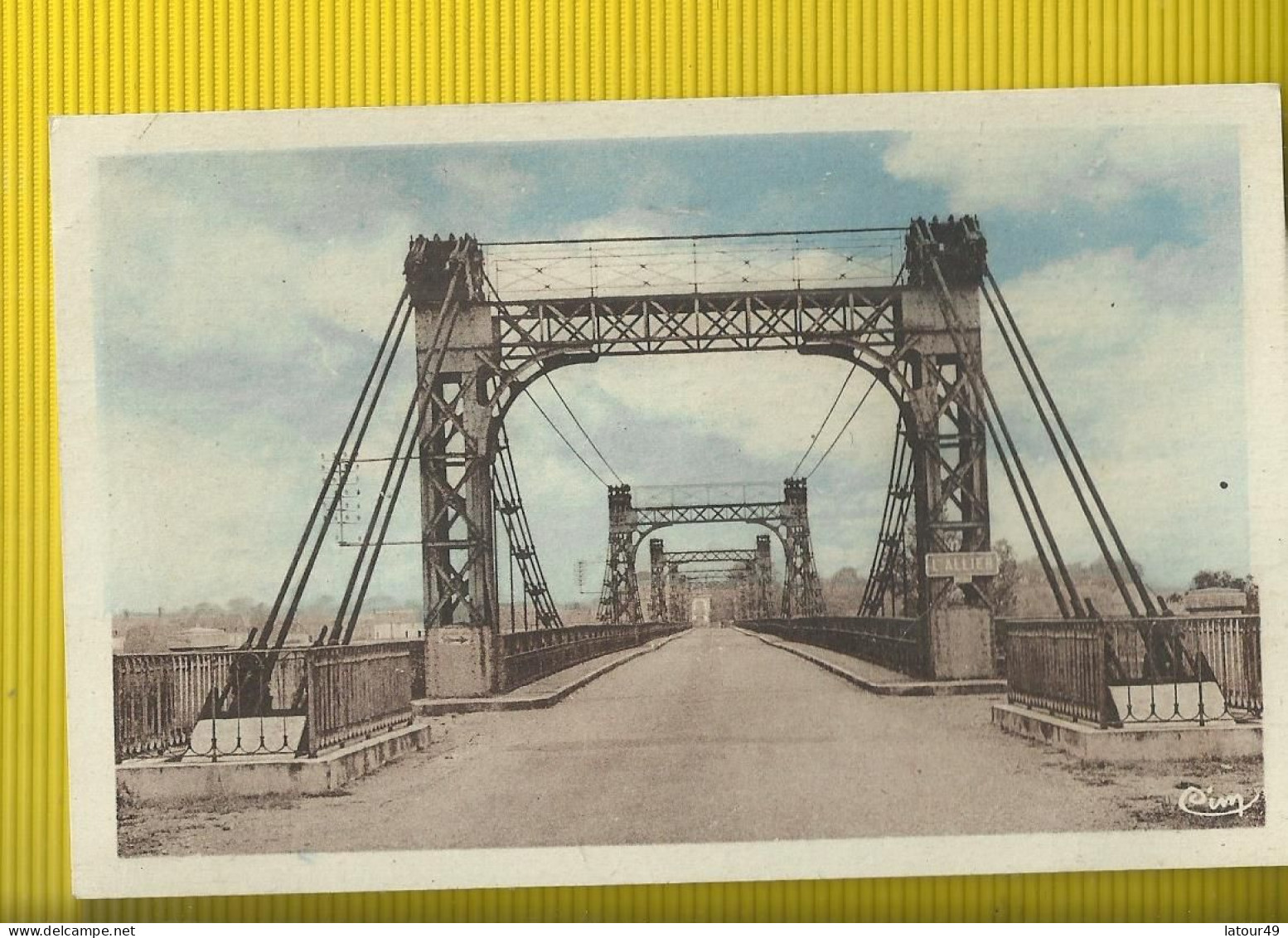 Le Guetin  Pont Suspendu 1951 - Other & Unclassified