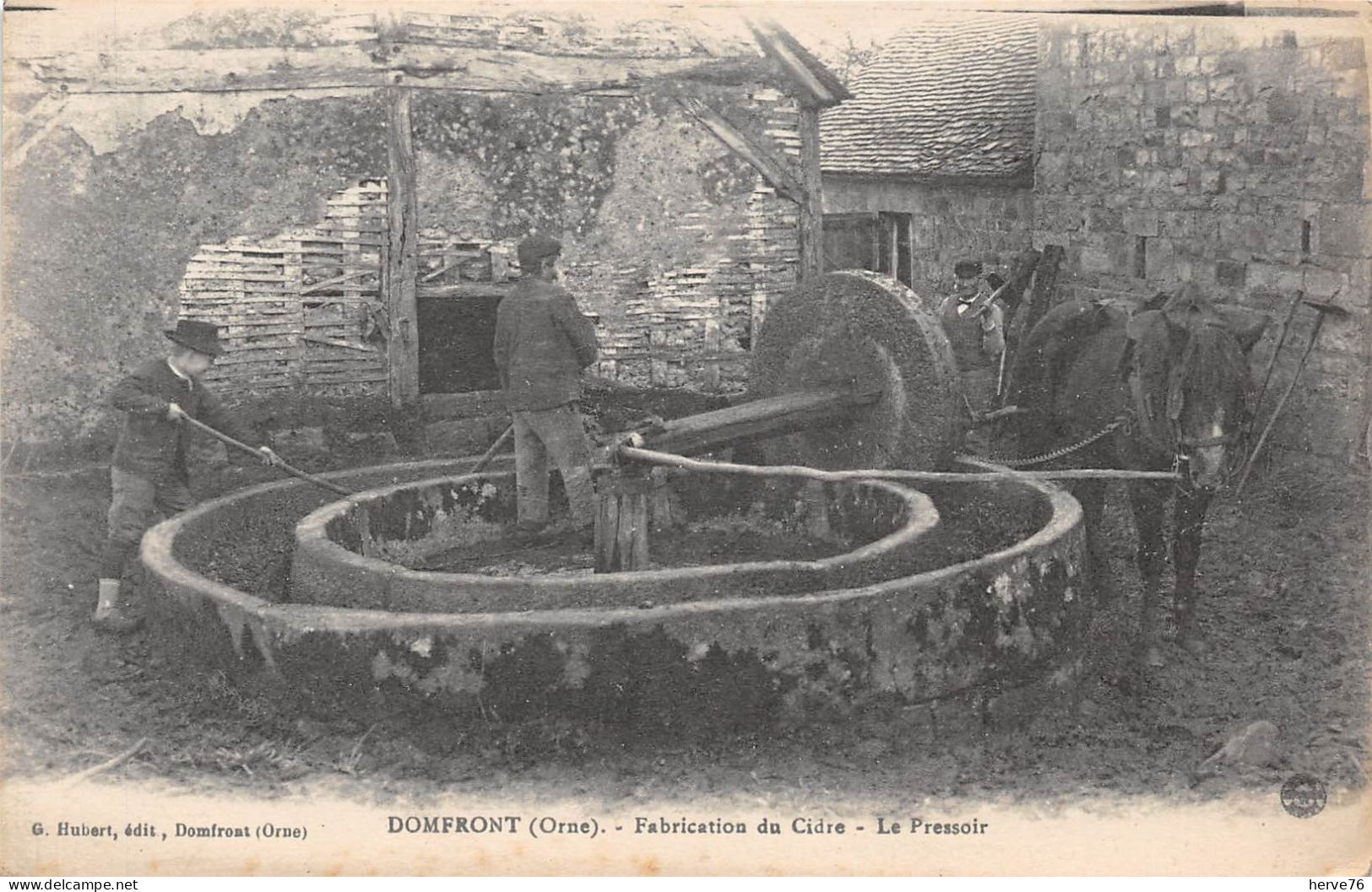 DOMFRONT - Fabrication Du Cidre - Le Pressoir - Domfront