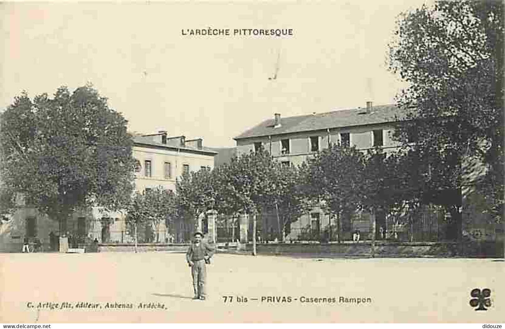 07 - Privas - Casernes Rampon - Animée - Carte Neuve - CPA - Voir Scans Recto-Verso - Privas