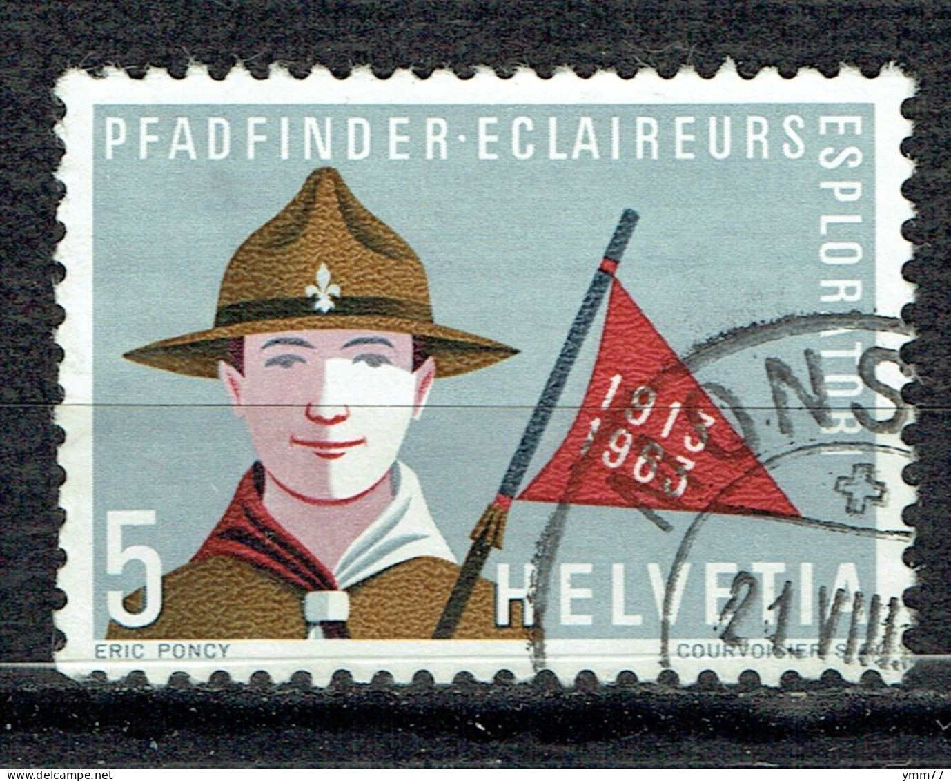 Série De Propagande : Cinquantenaire De La Fédération Des éclaireurs - Used Stamps