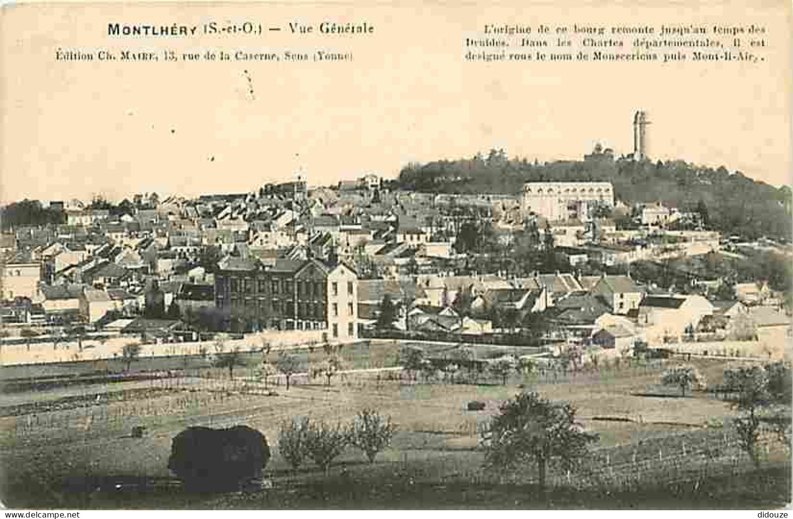 91 - Montlhéry - Vue Générale - CPA - Voir Scans Recto-Verso - Montlhery