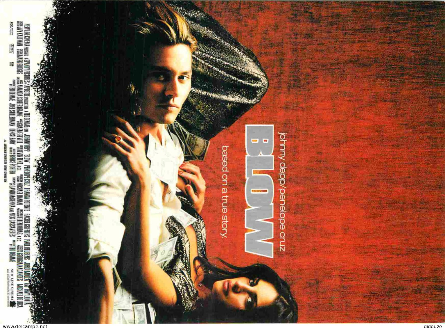 Cinema - Affiche De Film - Blow - Johnny Deep - Penelope Cruz - CPM - Carte Neuve - Voir Scans Recto-Verso - Plakate Auf Karten