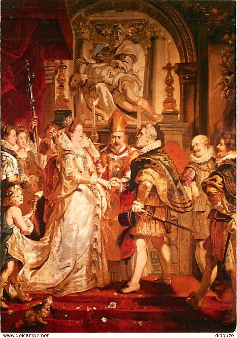 Art - Tapisserie Histoire - Manufacture Des Gobelins - Le Mariage De Marie De Medicis D'après Pierre Paul Rubens - CPM - - Geschiedenis