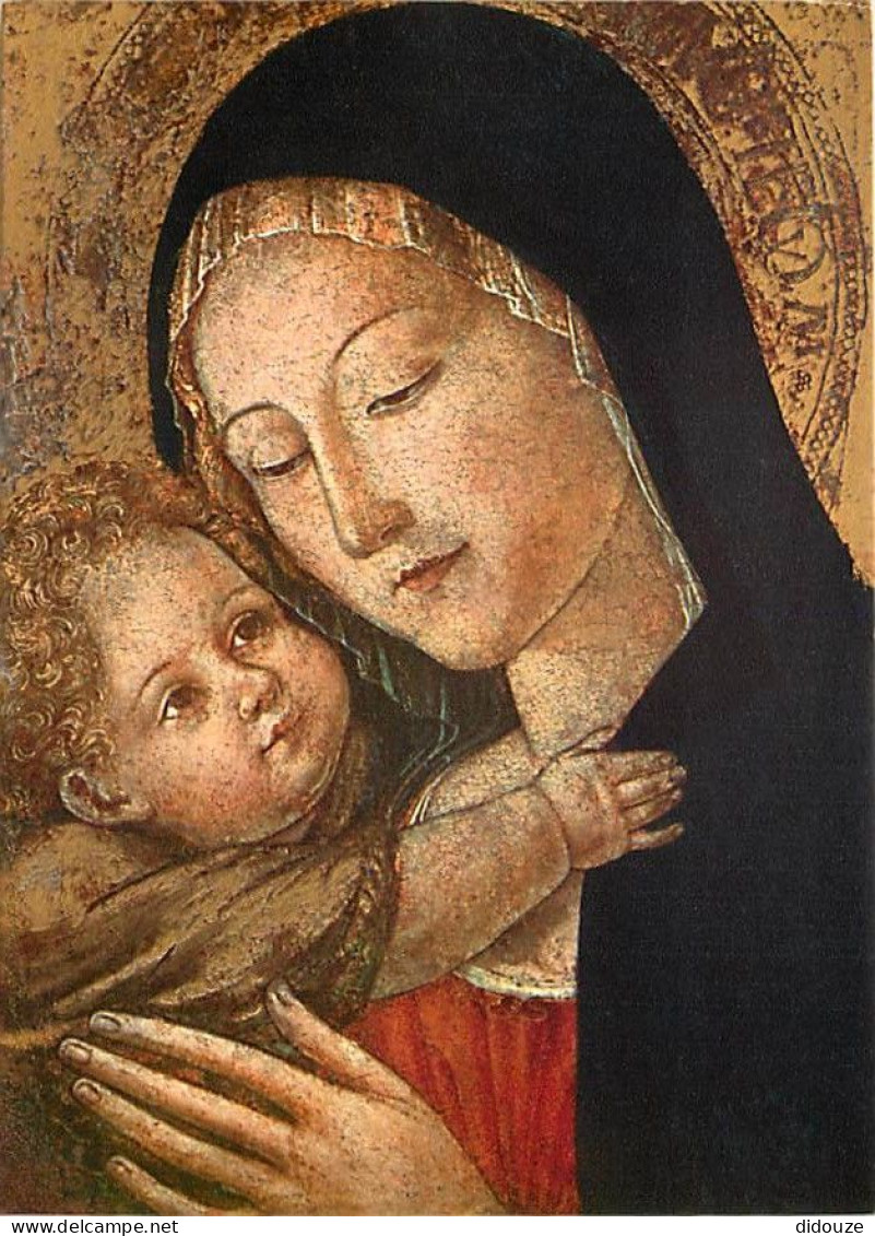 Art - Peinture Religieuse - Neroccio - Vierge Et Enfant - Carte Neuve - CPM - Voir Scans Recto-Verso - Paintings, Stained Glasses & Statues