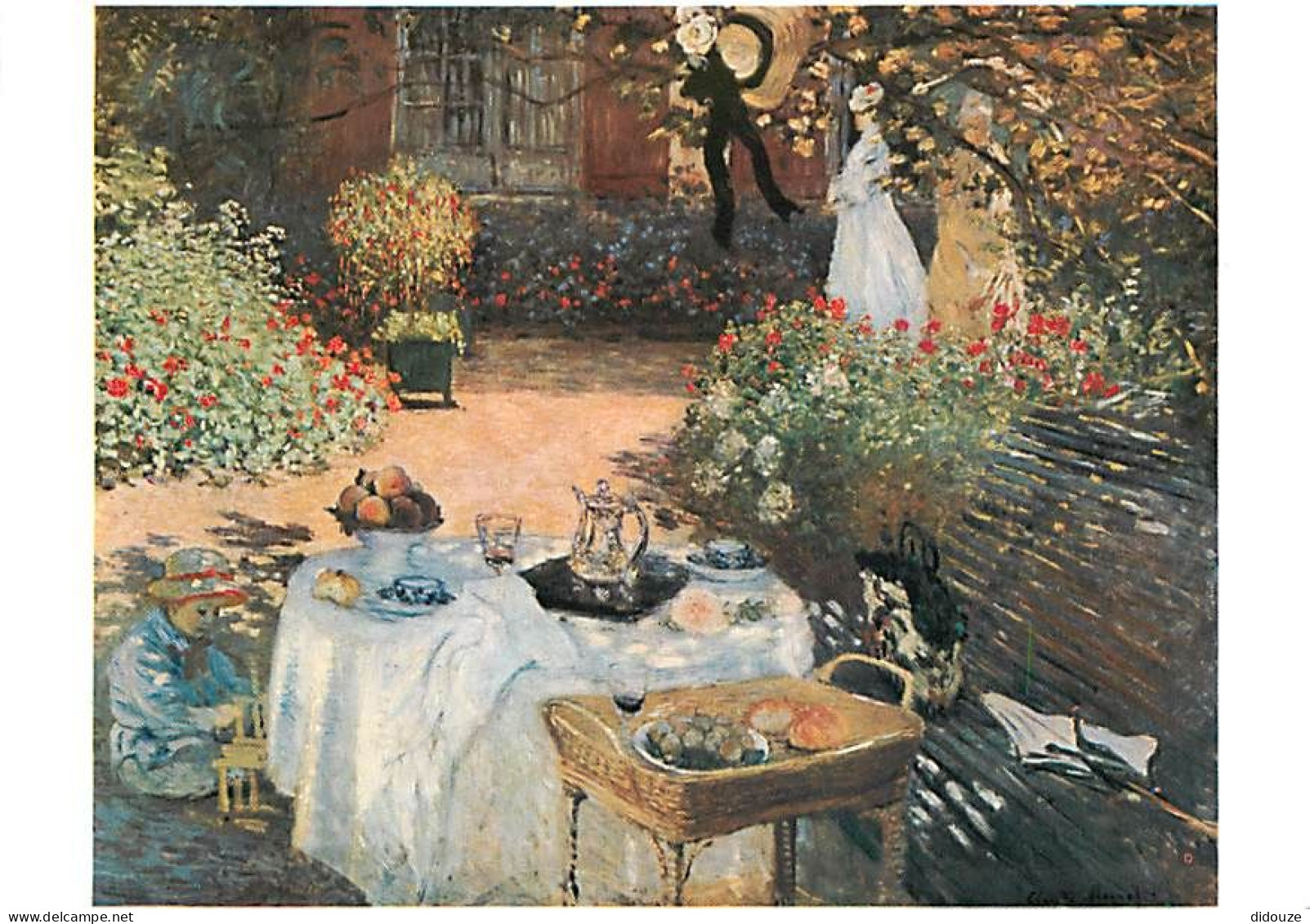 Art - Peinture - Claude Monet - Le Déjeuner - CPM - Voir Scans Recto-Verso - Pittura & Quadri