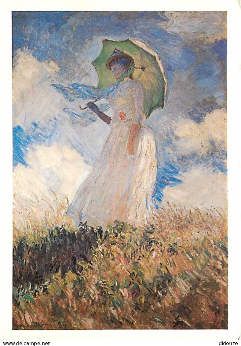 Art - Peinture - Claude Monet - Femme à L'ombrelle Tournée Vers La Gauche, 1886 - Carte Neuve - CPM - Voir Scans Recto-V - Pittura & Quadri