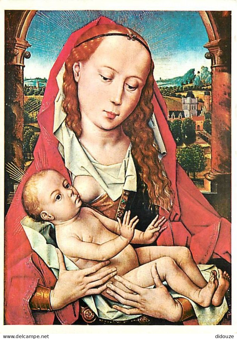 Art - Peinture Religieuse - Hans Memling - La Vierge Et L'Enfant - Carte Neuve - CPM - Voir Scans Recto-Verso - Gemälde, Glasmalereien & Statuen