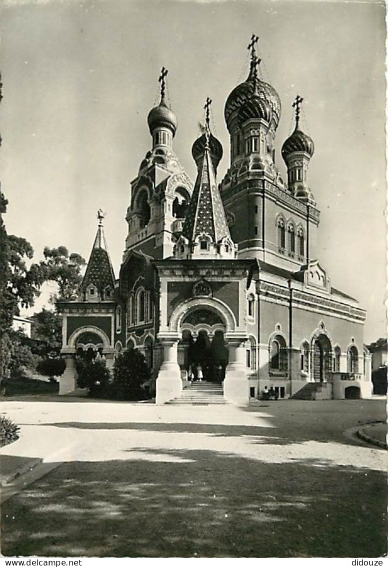 06 - Nice - L'Eglise Orthodoxe Russe - Mention Photographie Véritable - Carte Dentelée - CPSM Grand Format - Carte Neuve - Monumentos, Edificios