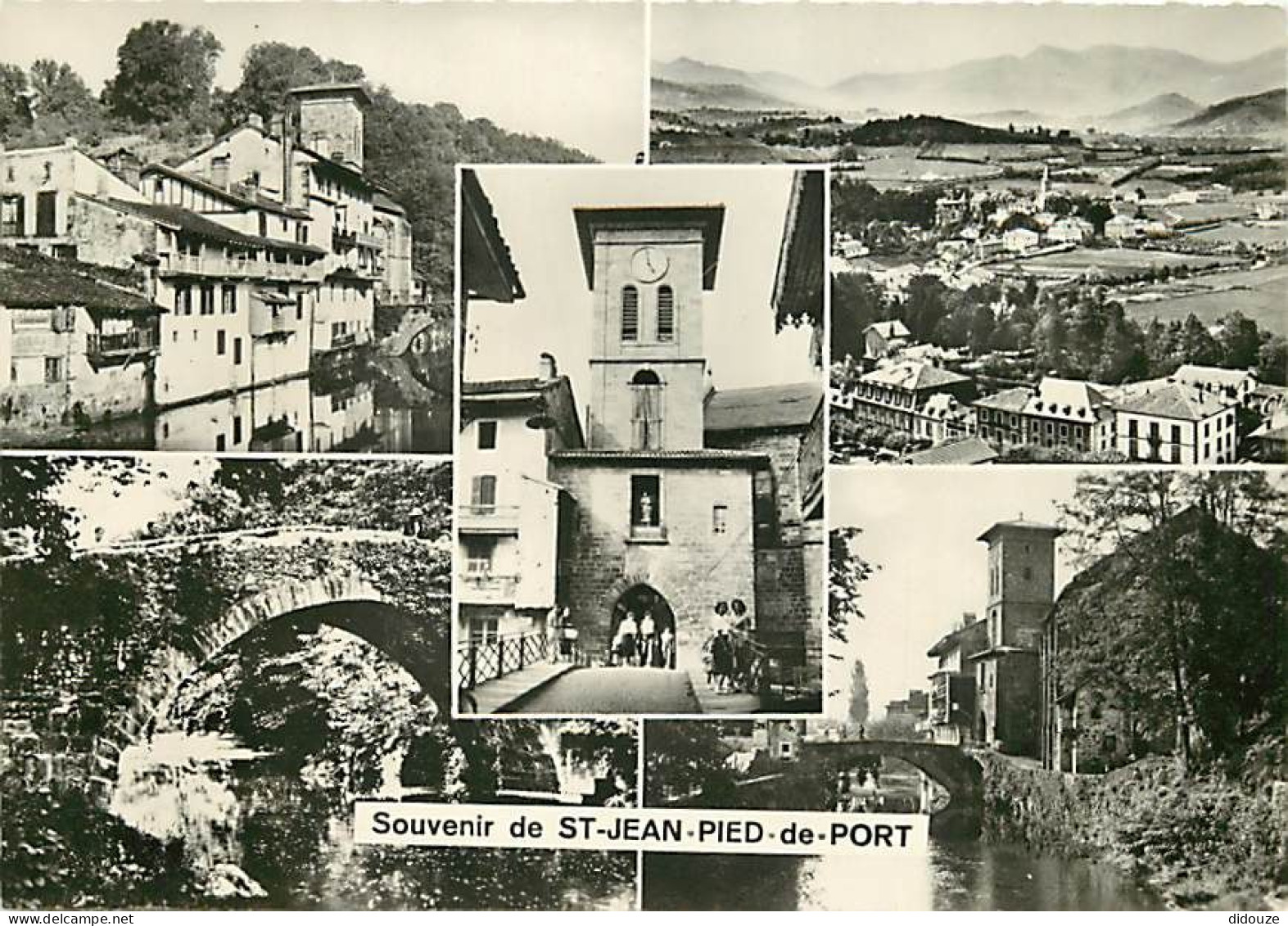 64 - Saint Jean De Pied De Port - Multivues - Mention Photographie Véritable - CPSM Grand Format - Carte Neuve - Voir Sc - Saint Jean Pied De Port