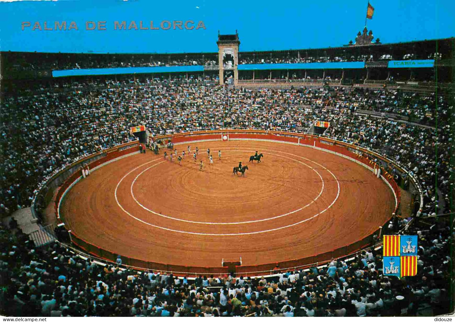 Espagne - Espana - Islas Baleares - Palma De Mallorca - Plaza De Toros - Arènes - Blasons - CPM - Voir Scans Recto-Verso - Palma De Mallorca