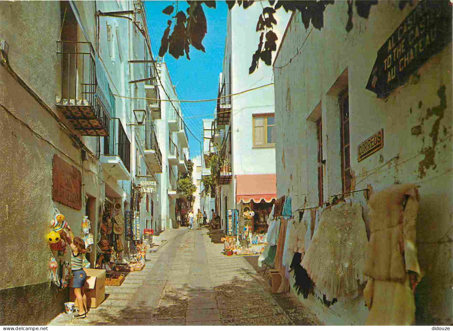 Espagne - Espana - Comunidad Valenciana - Peniscola - Calle Tipica - Rue Tipique - Enfants - CPM - Voir Scans Recto-Vers - Castellón