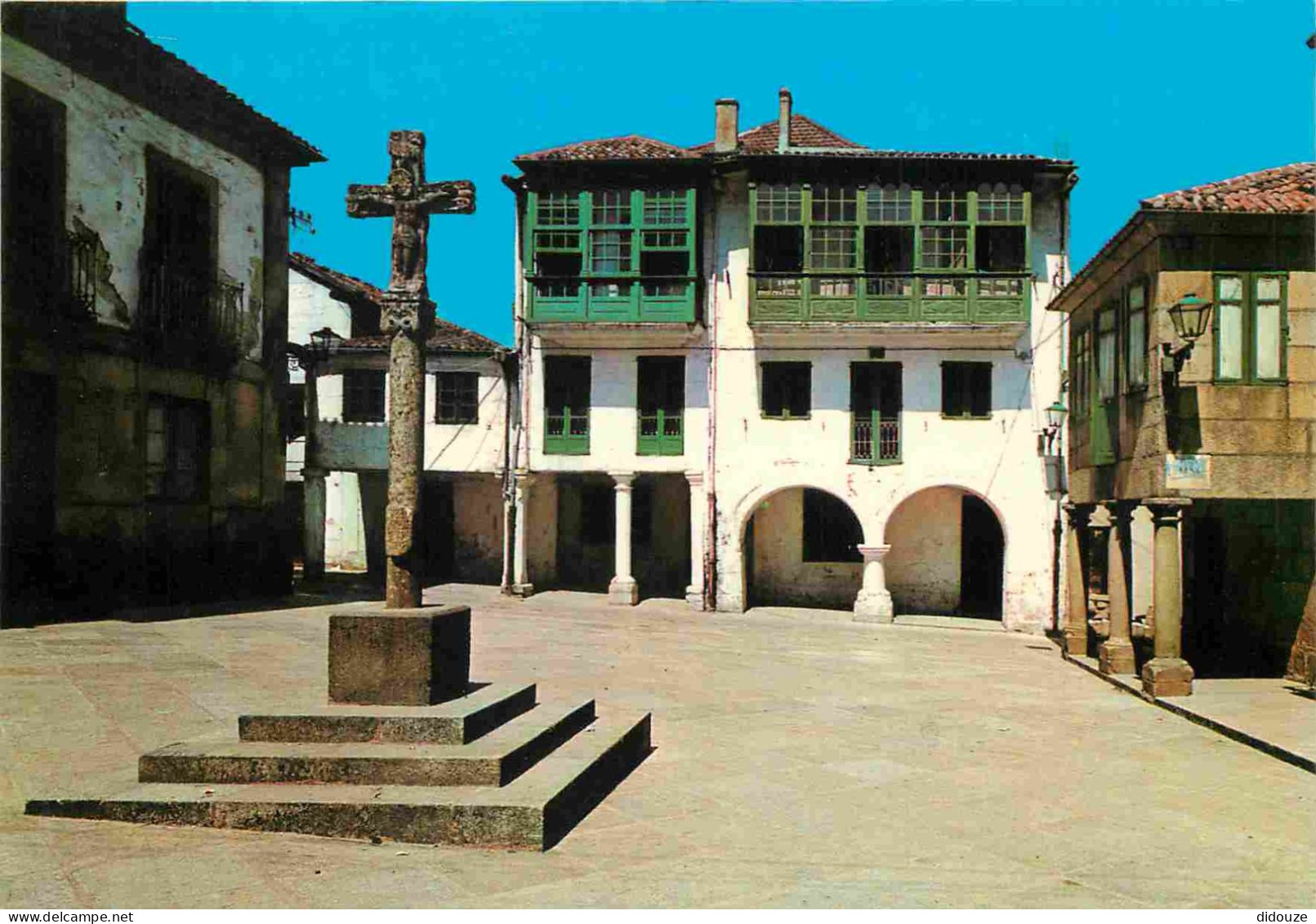 Espagne - Espana - Galicia - Pontevedra - Plaza De La Lena - Place De La Lena - CPM - Voir Scans Recto-Verso - Pontevedra