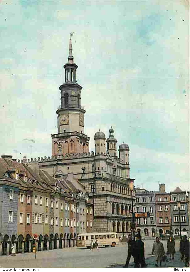 Pologne - Poznan - Renesansowy Ratusz. Pierwotnie Gotycki Przchudowany W Pol. Przez Jana Baptyste Quadro - Automobiles - - Polen