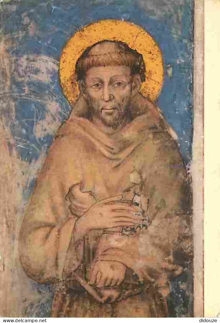 Art - Peinture Religieuse - Cimabue - Saint François - Assisi - Basilica - CPM - Voir Scans Recto-Verso - Gemälde, Glasmalereien & Statuen