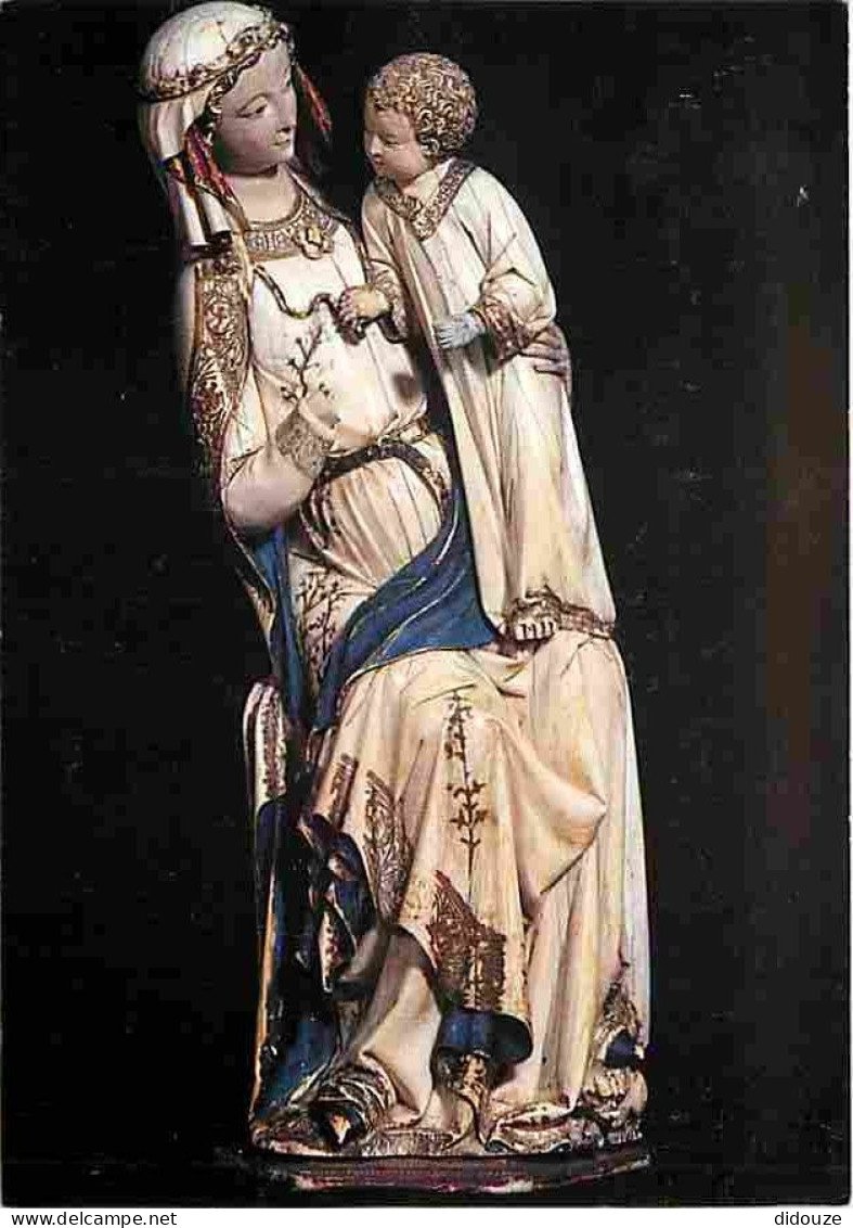 Art - Art Religieux - Paris - Statuette - La Vierge Assise Et L'Enfant - CPM - Voir Scans Recto-Verso - Paintings, Stained Glasses & Statues