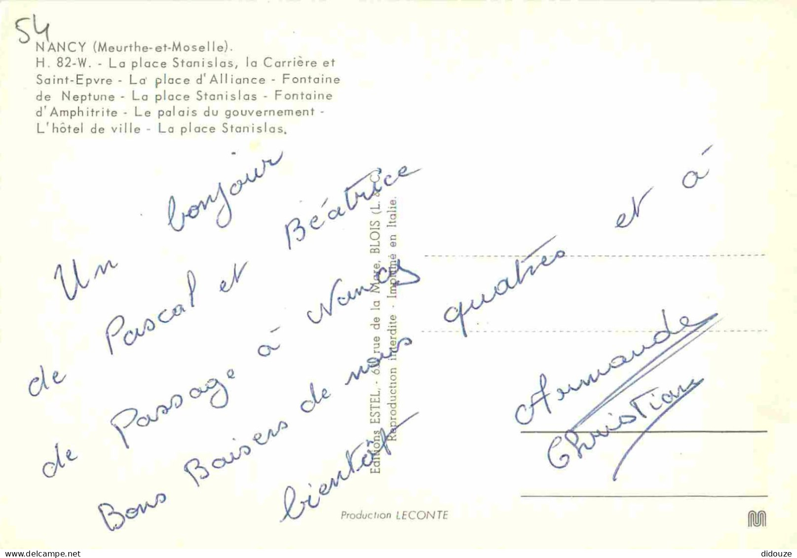 54 - Nancy - Multivues - CPM - Voir Scans Recto-Verso - Nancy