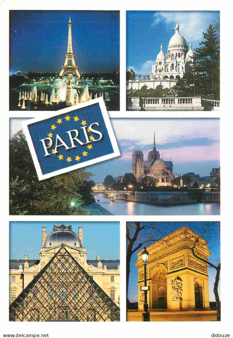 75 - Paris - Multivues - CPM - Voir Scans Recto-Verso - Cartas Panorámicas
