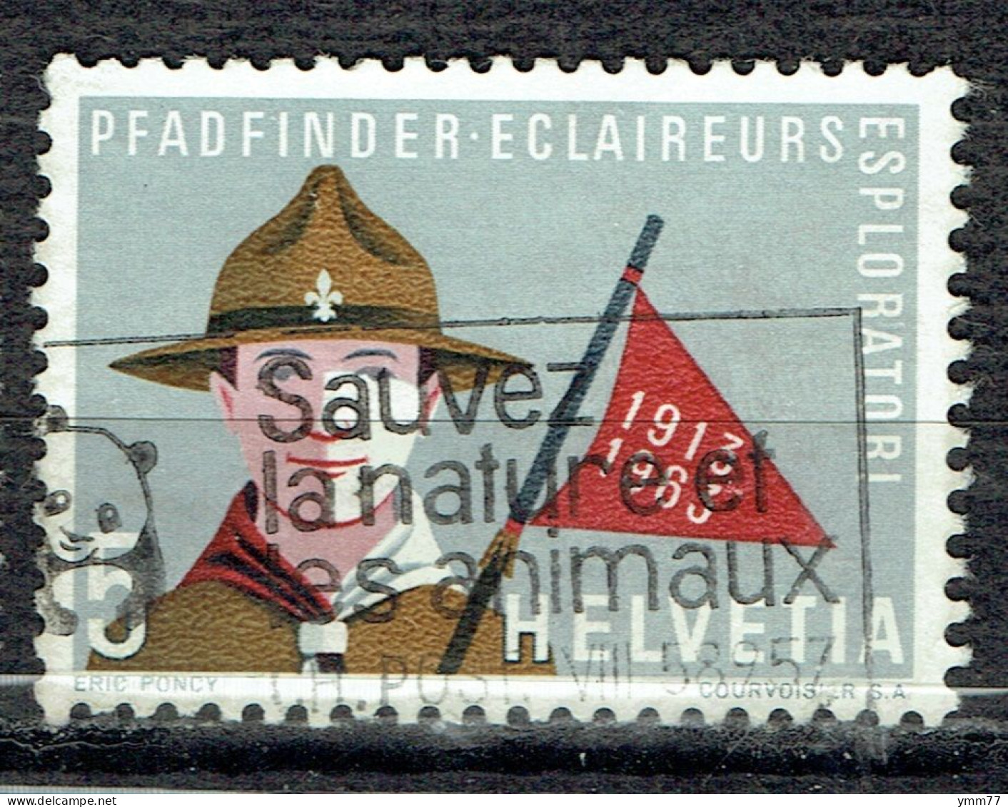 Série De Propagande : Cinquantenaire De La Fédération Des éclaireurs - Used Stamps