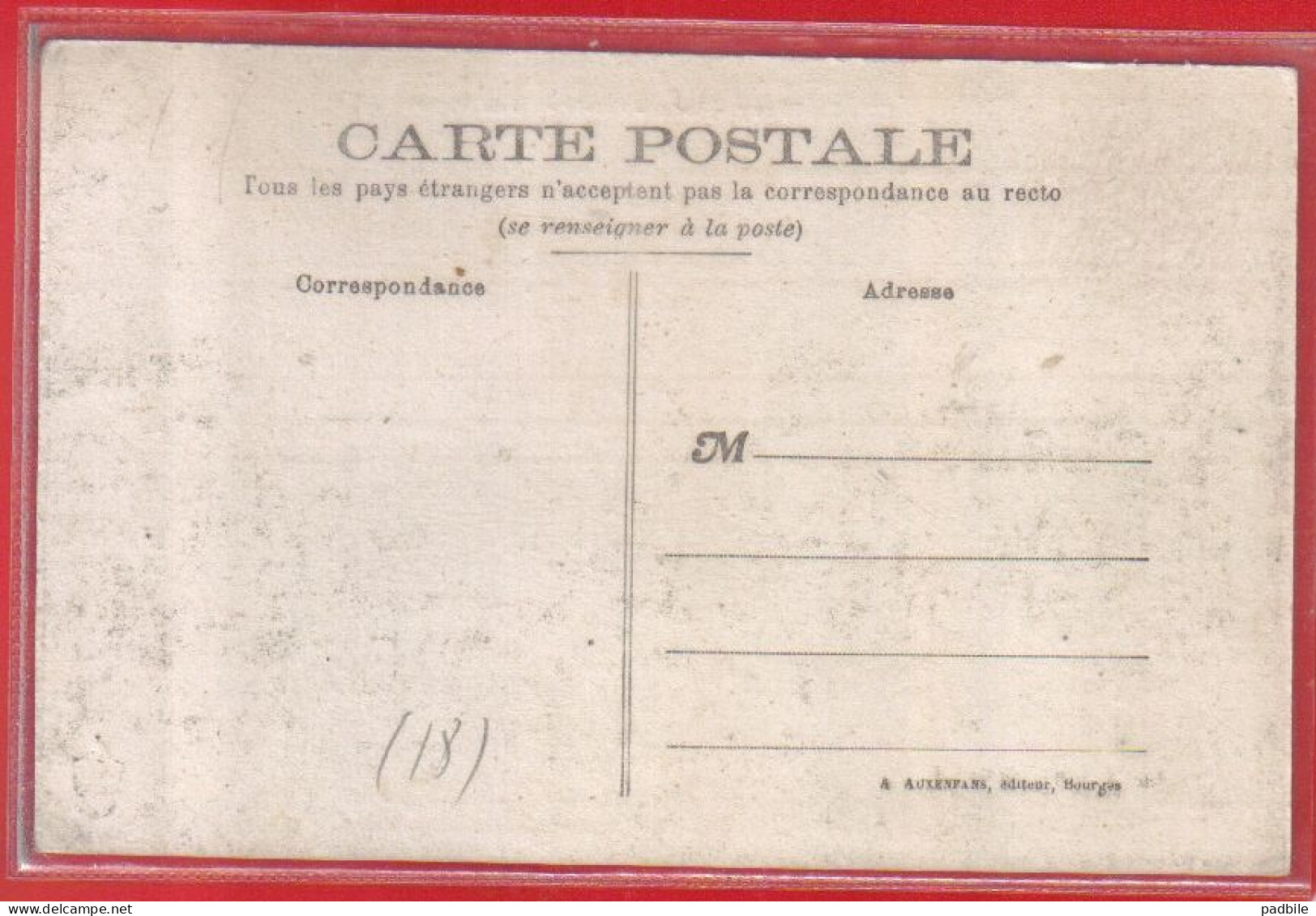 Carte Postale 18. Jars  Entrée Rue Du Noyer  Très Beau Plan - Autres & Non Classés