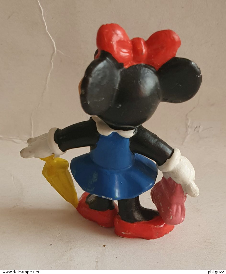 Figurine BULLY MICKEY - MINNIE AVEC SON OMBRELLE ET SON SAC - Disney