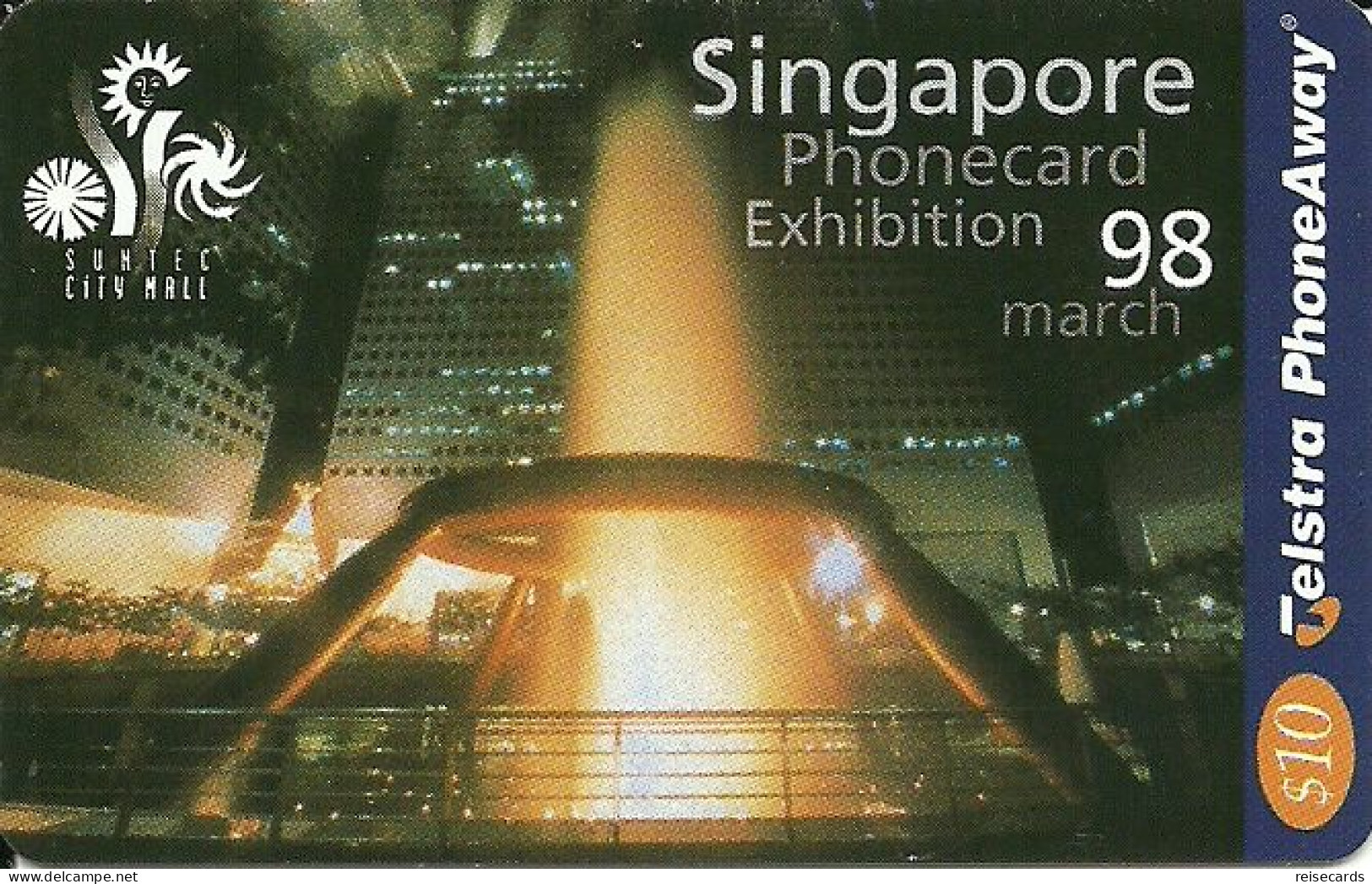 Australia: Telstra - Phonecard Exhibition Singapore 98 - Australië