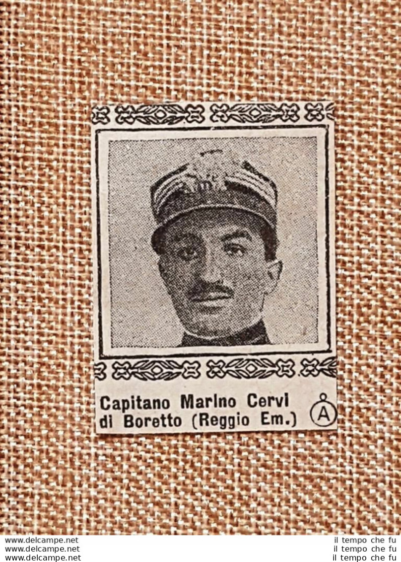 Decorato Al Valore Nel 1917 Marino Cervi Di Boretto Medaglia D'argento WW1 - Sonstige & Ohne Zuordnung