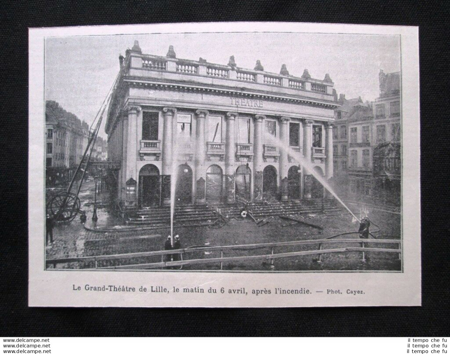 Grande Teatro Di Lille, 6 Aprile 1903, Dopo L'incendio Stampa Del 1903 - Other & Unclassified