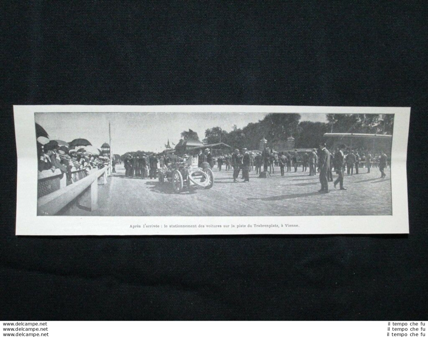 La Gara Parigi-Vienna Del 1902: Sulla Pista Trabrenplatz, Vienna Stampa Del 1902 - Other & Unclassified