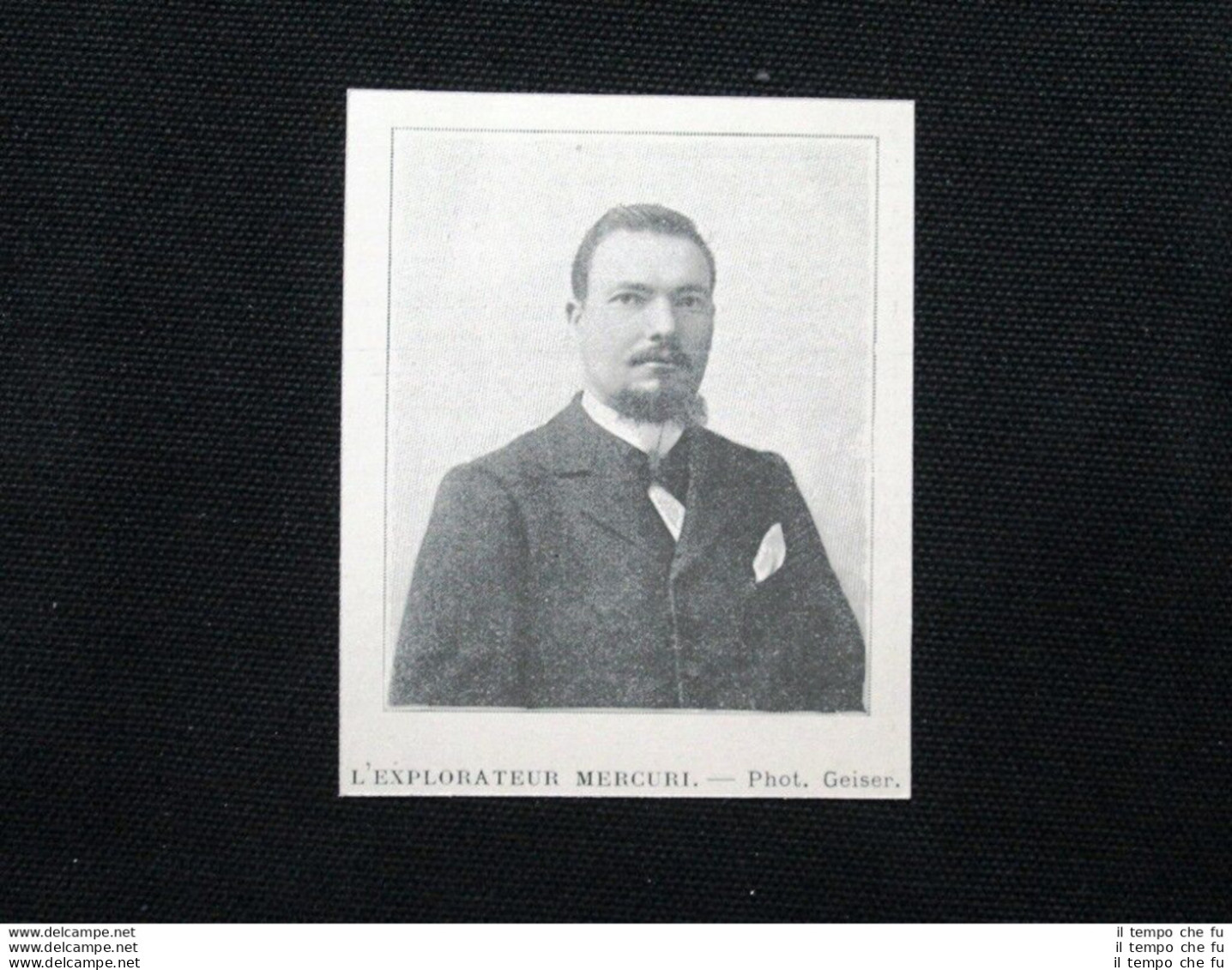 L'esploratore Mercuri Stampa Del 1902 - Other & Unclassified