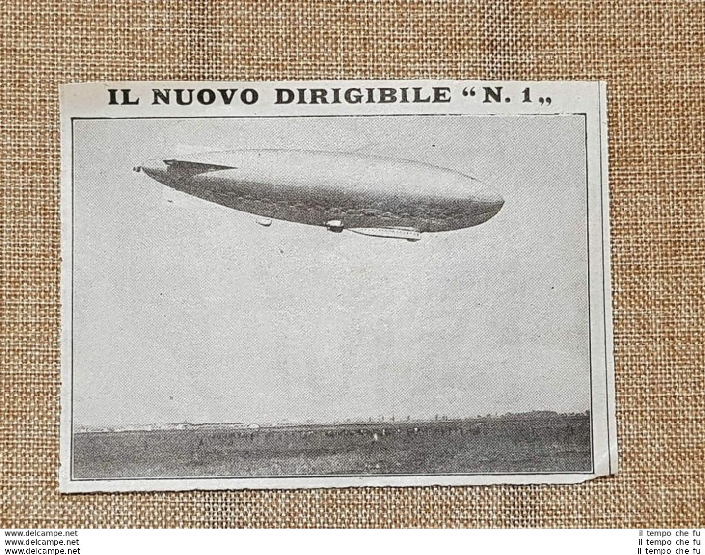 Il Nuovo Dirigibile N. 1 Nel 1924 Aeronautica - Other & Unclassified