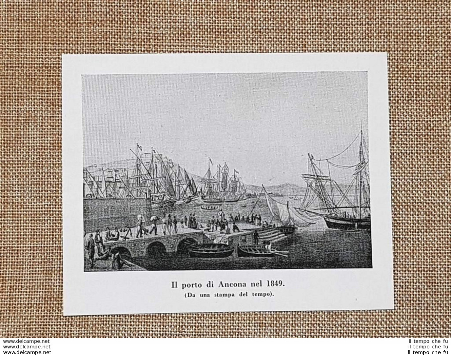 Il Porto Di Ancona Nel 1849 Marche - Other & Unclassified