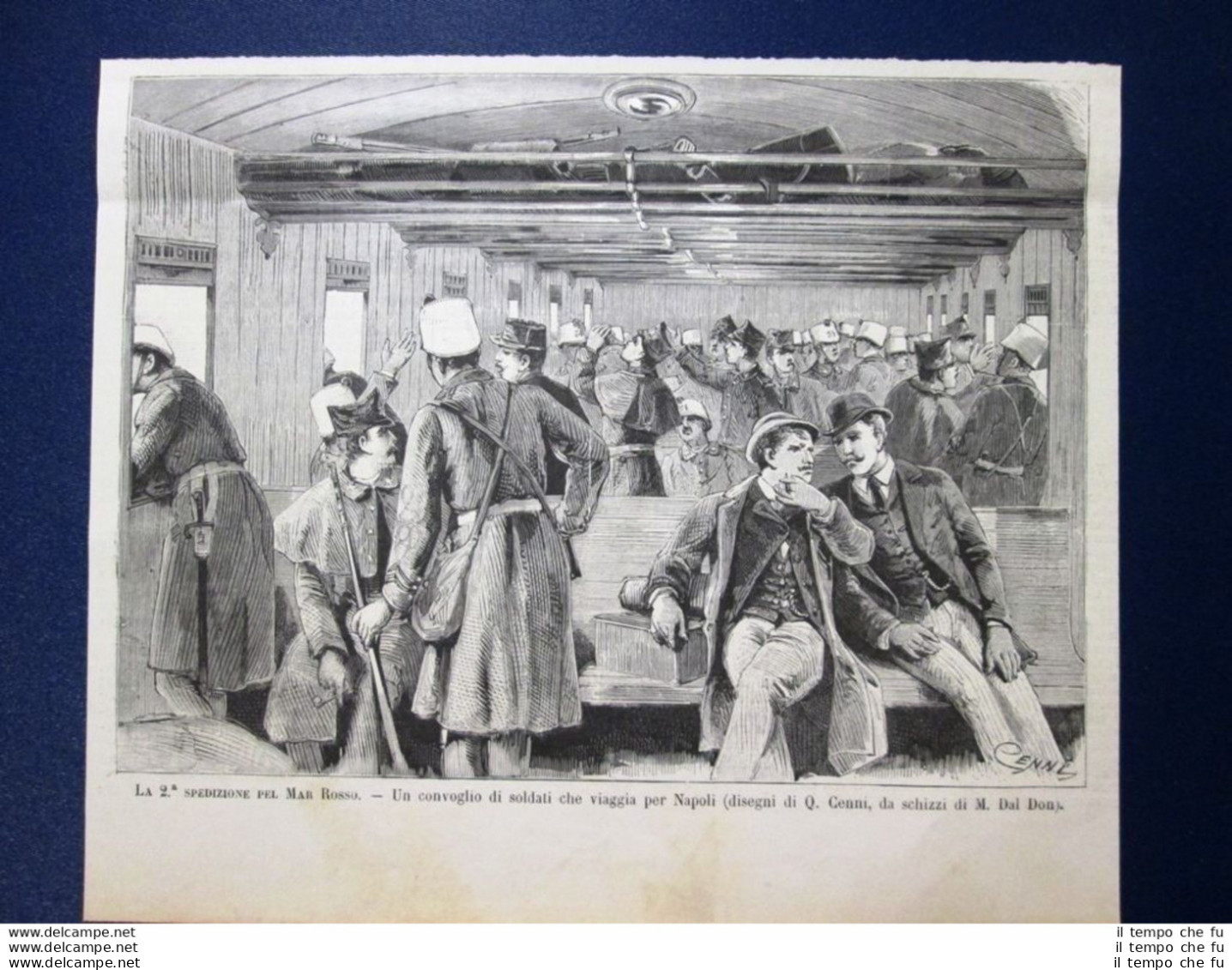 Seconda Spedizione Per Il Mar Rosso 1885: Soldati In Viaggio Per Napoli - Avant 1900