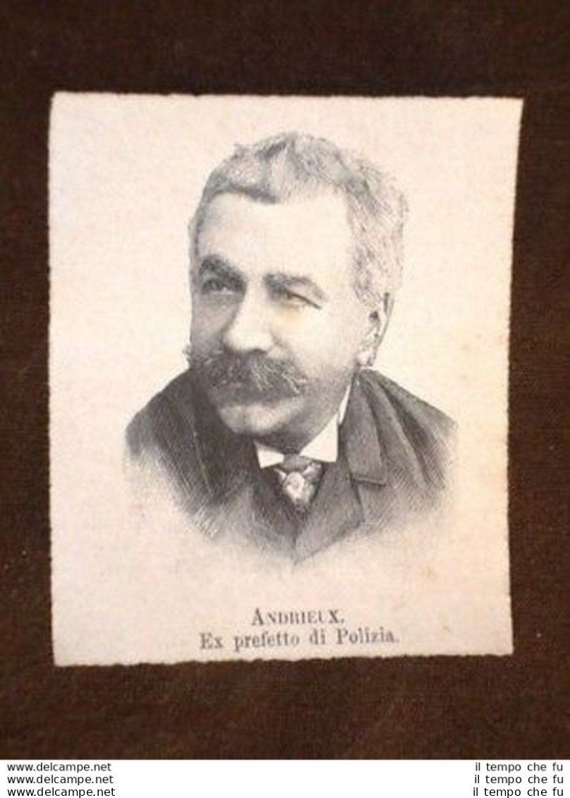 Prefetto Polizia Andrieux Scandalo Taglio Canale Panama - Avant 1900