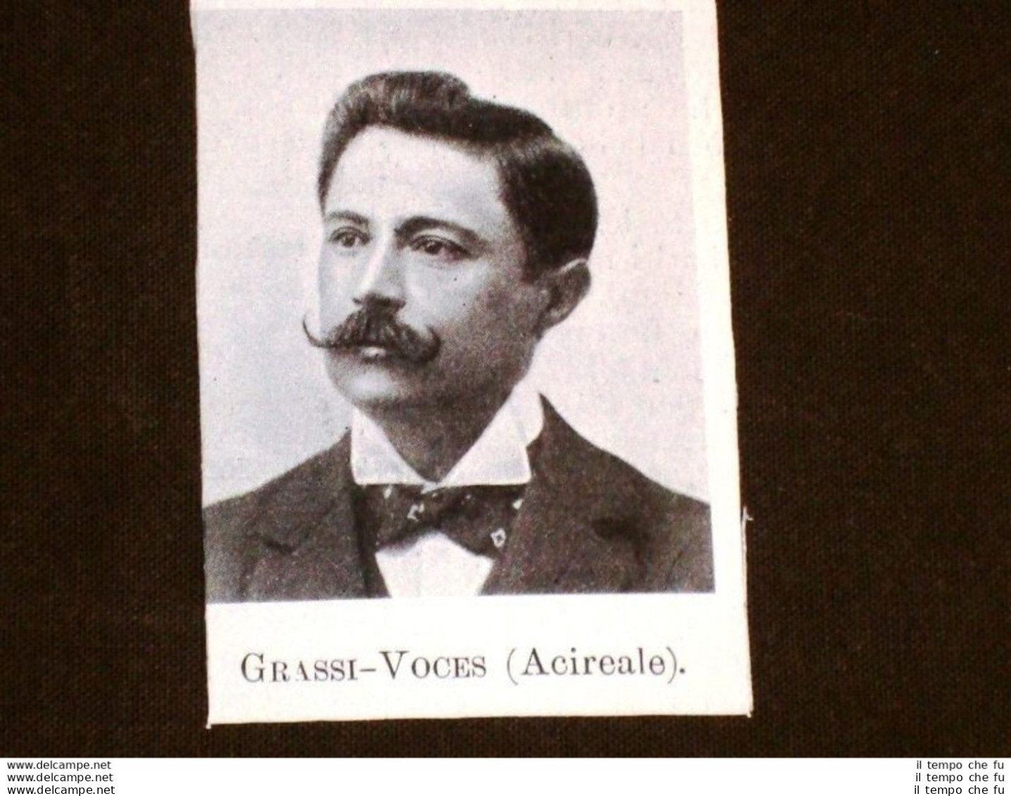 Onorevole Grassi - Voces Di Acireale Deputato In Italia Nel 1900 - Altri & Non Classificati