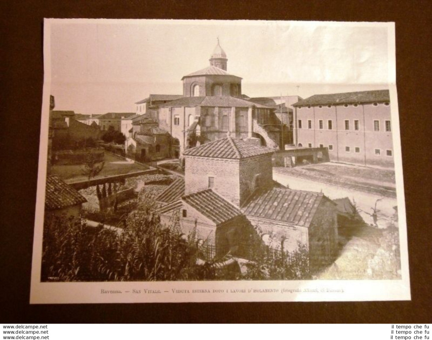 Ravenna Nel 1902 Chiesa Di San Vitale Dopo I Lavori D'isolamento - Altri & Non Classificati