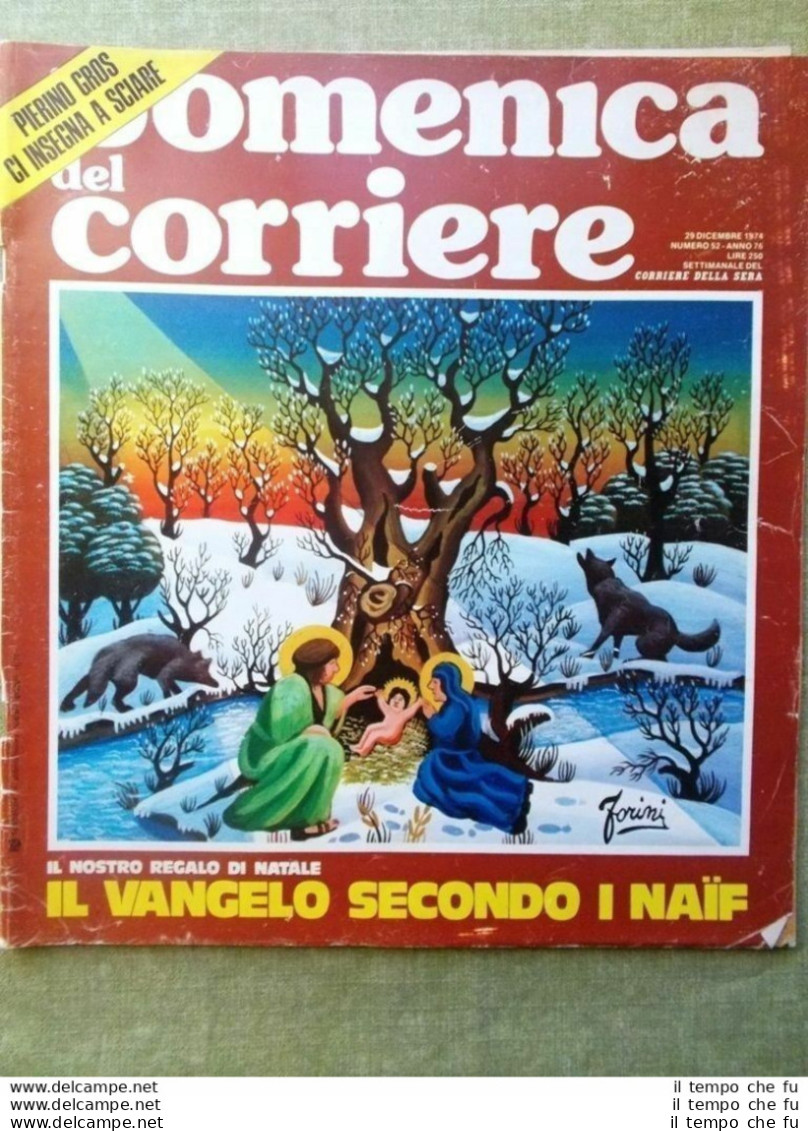 La Domenica Del Corriere 29 Dicembre 1974 Karpov Natale Pensioni Peron Fogar Usa - Altri & Non Classificati