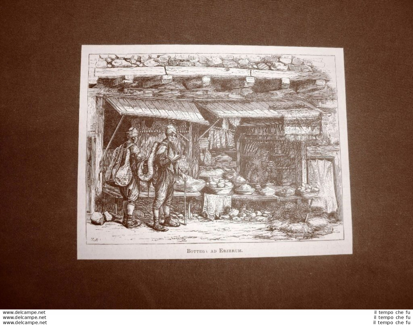Erzurum Nel 1877 Una Bottega Turchia - Antes 1900